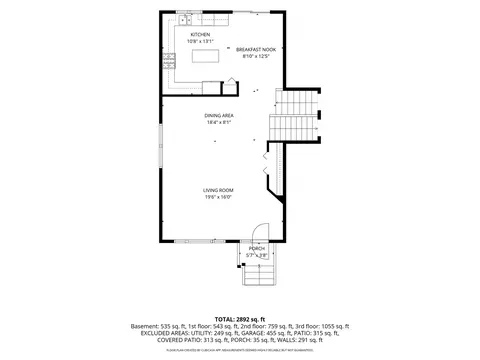 Floorplan - 1985 Rochelle Ct, Wheeling, IL 60090 photo 3 of 5