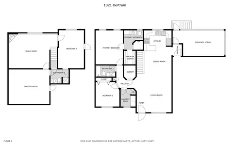 Floorplan - 1021 Bertram Dr, Freeport, IL 61032 photo 1 of 1