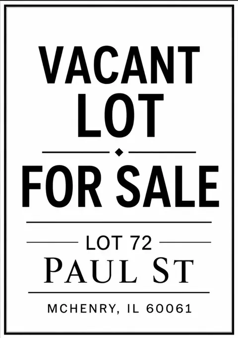 lot72 Paul St, Mchenry, IL 60050