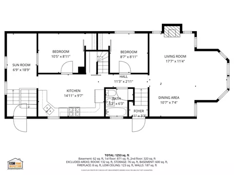 Floorplan - 1249 W 97th St, Chicago, IL 60643 photo 1 of 3