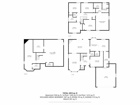Floorplan - 150 Shady Ln, Bartlett, IL 60103 photo 1 of 4
