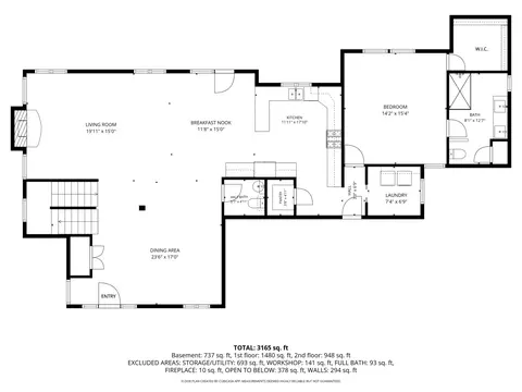 Floorplan - 3483 Comstock Ave, Dekalb, IL 60115 photo 1 of 3