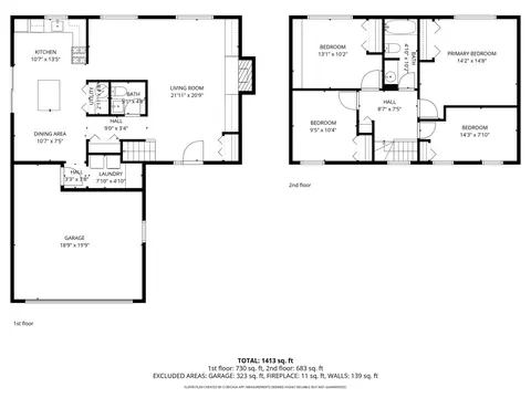 Floorplan - 404 Dover Dr, Roselle, IL 60172 photo 3 of 3