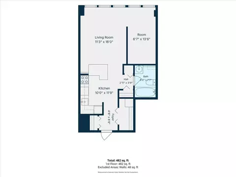 Floorplan - 1 E Scott St #1412, Chicago, IL 60610 photo 1 of 1