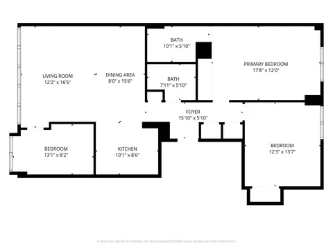 Floorplan - 40 E Cedar St #18A, Chicago, IL 60611 photo 1 of 1
