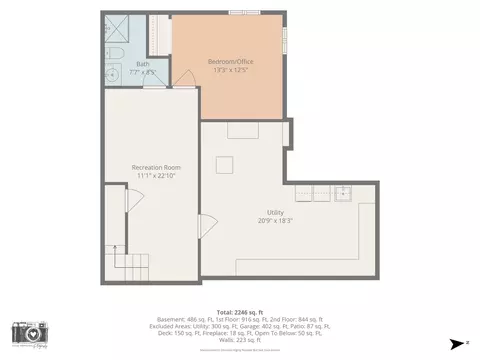 Floorplan - 2634 Smith St, Rolling Meadows, IL 60008 photo 2 of 4
