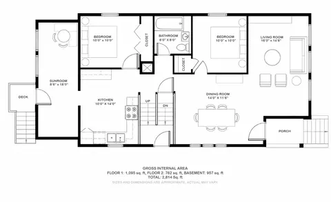 Floorplan - Undisclosed, Chicago, IL 60641 photo 1 of 3