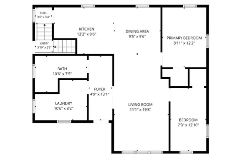 Floorplan - 423 E Front St, Gilman, IL 60938 photo 2 of 3