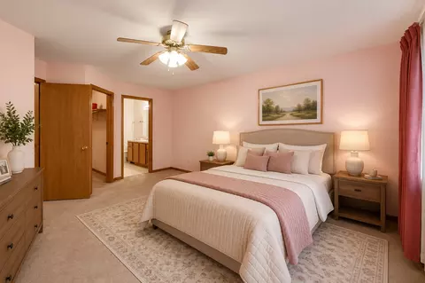 Bedroom - 231 Hillcrest Ln, Steger, IL 60475 photo 3 of 9