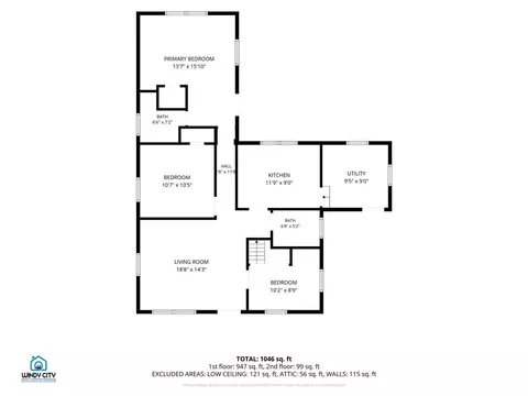 Floorplan - 57 Wheeling Ave, Wheeling, IL 60090 photo 1 of 2