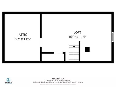 Floorplan - 57 Wheeling Ave, Wheeling, IL 60090 photo 2 of 2