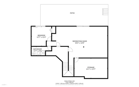 Floorplan - 845 Red Barn Ln, Elgin, IL 60124 photo 1 of 4