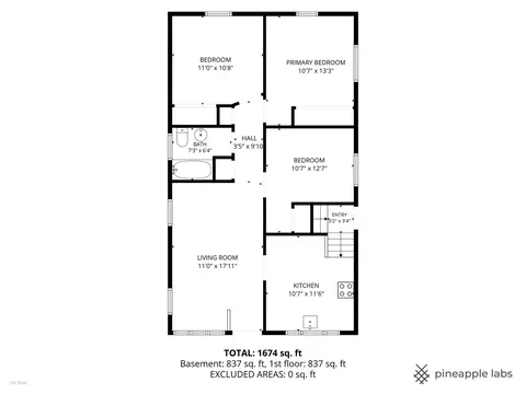 Floorplan - 2217 Keystone Ave, North Riverside, IL 60546 photo 2 of 3