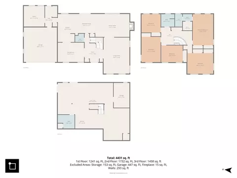 Floorplan - 613 Michelline Ln, Northbrook, IL 60062 photo 1 of 1