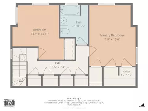 Floorplan - 511 N Maple St, Mount Prospect, IL 60056 photo 2 of 4