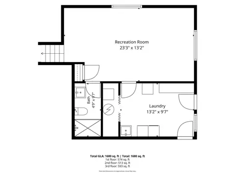 Floorplan - 963 Hyacynth Ln, Bartlett, IL 60103 photo 3 of 4