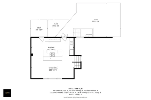 Floorplan - 15023 Mission Ave, Oak Forest, IL 60452 photo 2 of 4