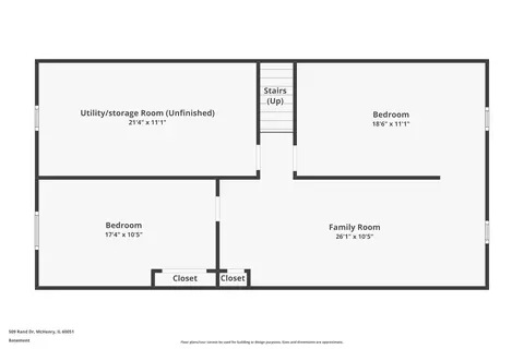 Floorplan - 509 Rand Dr, Mchenry, IL 60051 photo 2 of 3