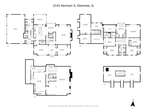 Floorplan - 2142 Harrison St, Glenview, IL 60025 photo 5 of 5