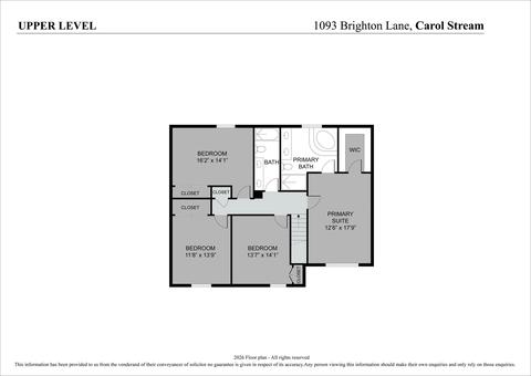 Floorplan - 1093 Brighton Dr, Carol Stream, IL 60188 photo 2 of 3