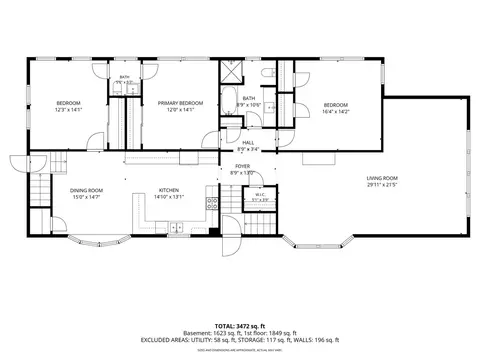 Floorplan - 418 End Ave, Hillside, IL 60162 photo 1 of 3