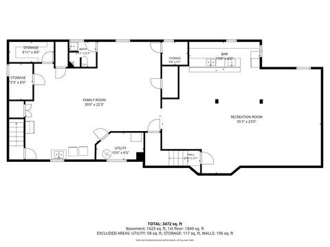 Floorplan - 418 End Ave, Hillside, IL 60162 photo 2 of 3