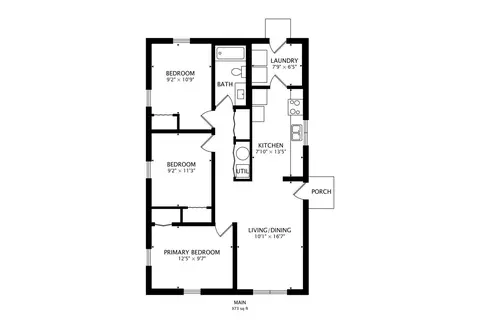 Floorplan - 16641 Paulina St, Markham, IL 60428 photo 1 of 2