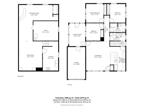 Floorplan - 1020 S Gables Blvd, Wheaton, IL 60189 photo 3 of 3