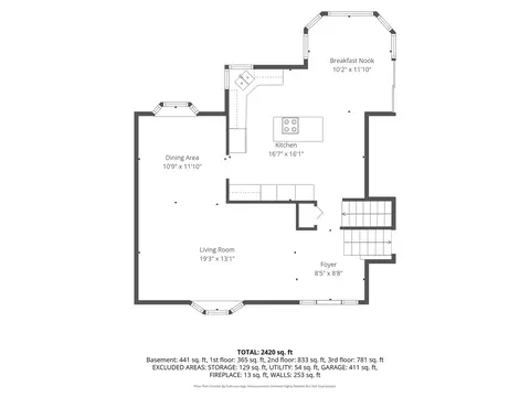 Floorplan - 449 Farnham Ln, Wheaton, IL 60189 photo 1 of 5