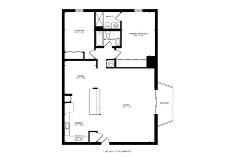 Floorplan - 900 S River Rd #4B, Des Plaines, IL 60016 photo 1 of 1