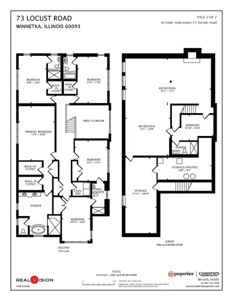 Floorplan - 73 Locust Rd, Winnetka, IL 60093 photo 2 of 2