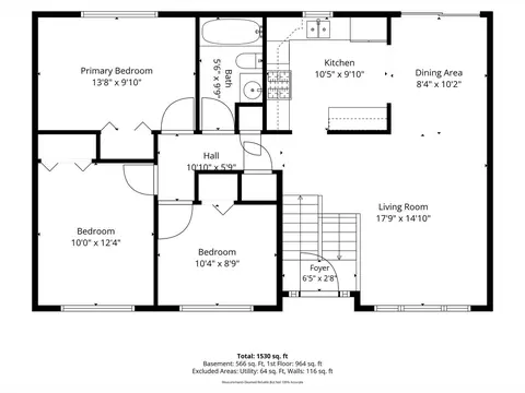 Floorplan - 1301 Coolidge Ave, Wheaton, IL 60189 photo 1 of 3