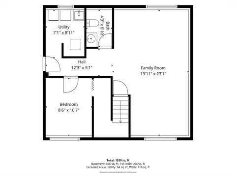 Floorplan - 1301 Coolidge Ave, Wheaton, IL 60189 photo 2 of 3