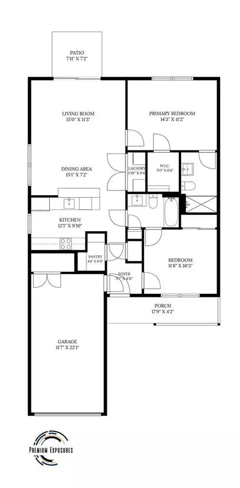 Floorplan - 706 Corey Ln, Champaign, IL 61822 photo 1 of 1