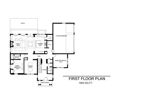 Floorplan - 880 Bittersweet Dr, Northbrook, IL 60062 photo 2 of 3