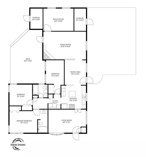 Floorplan - 718 E Chestnut St, Monticello, IL 61856 photo 1 of 1