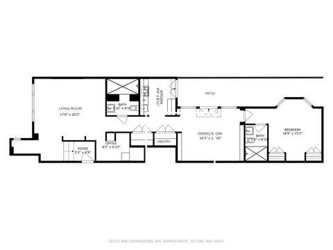 Floorplan - 1350 N State Pkwy #GS, Chicago, IL 60610 photo 1 of 1