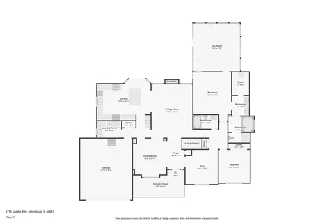 Floorplan - 5715 Saddle Rdg, Johnsburg, IL 60051 photo 2 of 3