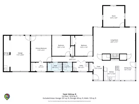 Floorplan - 1460 Eagle Rd, Elgin, IL 60123 photo 1 of 1