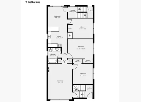 Floorplan - 3940 Center Ave, Lyons, IL 60534 photo 1 of 2