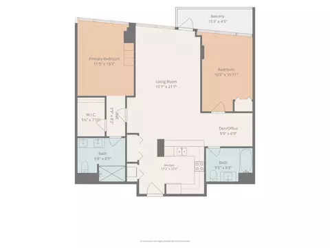 Floorplan - 100 E 14th St #1209, Chicago, IL 60605 photo 1 of 1