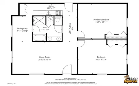Floorplan - 2201 Kickapoo Dr, Danville, IL 61832 photo 2 of 2