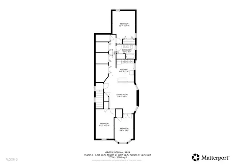 Floorplan - 3416 W Jackson Blvd, Chicago, IL 60624 photo 3 of 3
