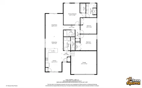 Floorplan - 311 E Meuser Dr, Paxton, IL 60957 photo 1 of 1