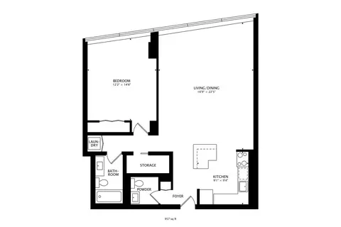 Floorplan - 110 E Delaware Pl #1402, Chicago, IL 60611 photo 1 of 1