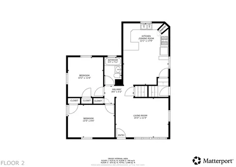 Floorplan - 14935 Evers St, Dolton, IL 60419 photo 1 of 3