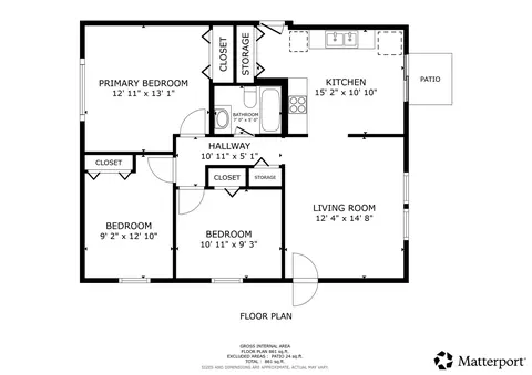 Floorplan - 103 Daniel Ct #A, Bartlett, IL 60103 photo 1 of 1