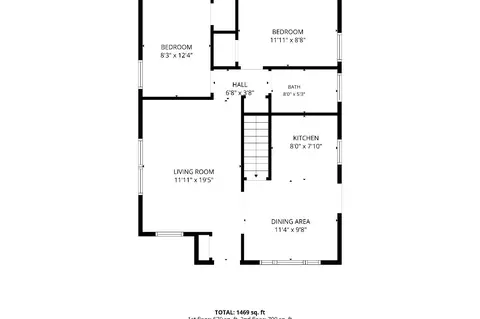Floorplan - 1010 Evergreen St, Wheaton, IL 60187 photo 1 of 3