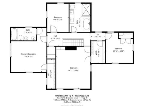 Floorplan - 3614 Wolf Rd, Oswego, IL 60543 photo 2 of 3