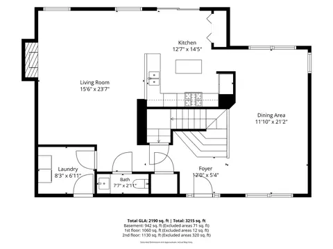 Floorplan - 1034 Stephen Ct, Aurora, IL 60502 photo 1 of 3